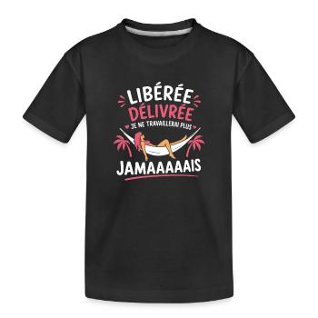 Libérée Délivrée Hammock - T-shirt bio Premium Enfant - noir - Devant