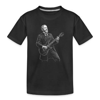 Benjamin Harrison Guitare - T-shirt bio Premium Enfant - noir - Devant
