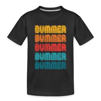 Déception Rétro - T-shirt bio Premium Enfant - noir - Devant