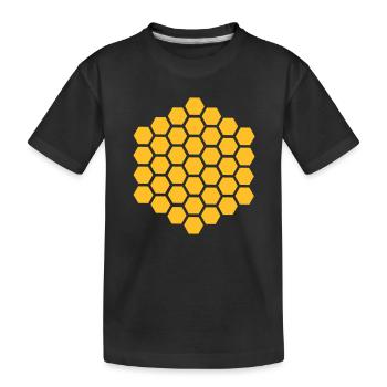 Gaufre - T-shirt bio Premium Enfant - noir - Devant