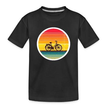 Bicycle - Kids' Premium Organic T-Shirt - black - Front