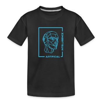 Intelligence artificielle - T-shirt bio Premium Enfant - noir - Devant