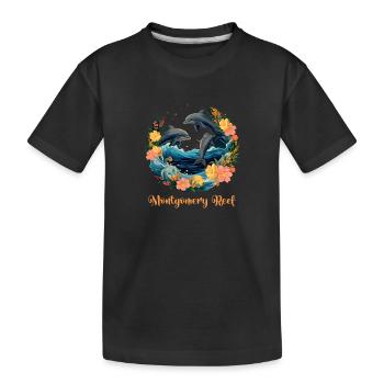 Récif Montgomery - T-shirt bio Premium Enfant - noir - Devant
