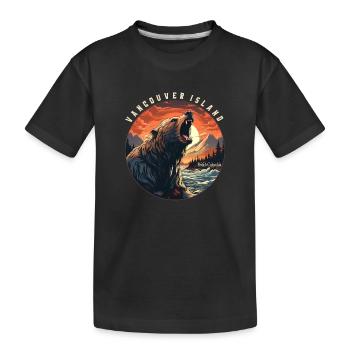 ÎLE DE VANCOUVER - T-shirt bio Premium Enfant - noir - Devant