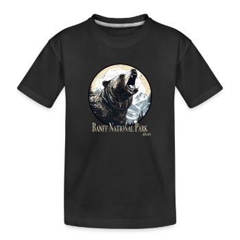 Parc national Banff - T-shirt bio Premium Enfant - noir - Devant
