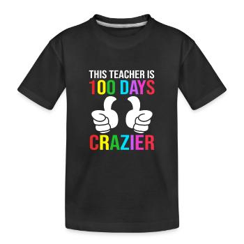 Enseignants de collège - T-shirt bio Premium Enfant - noir - Devant