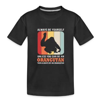 Orang-outan - T-shirt bio Premium Enfant - noir - Devant