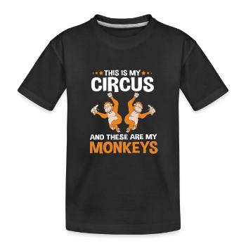 Orang-outan - T-shirt bio Premium Enfant - noir - Devant