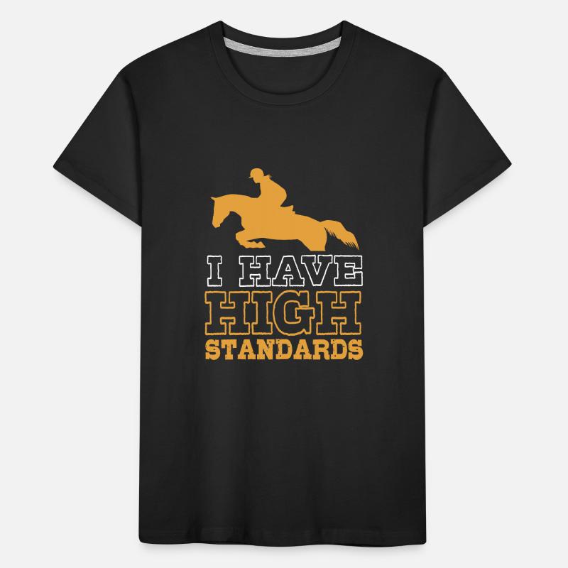 Saut d’obstacles Saut d’obstacles T-shirt bio Premium Enfant