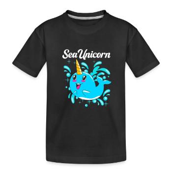 Narval - T-shirt bio Premium Enfant - noir - Devant