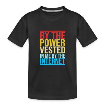 Pastor - Kids' Premium Organic T-Shirt - black - Front