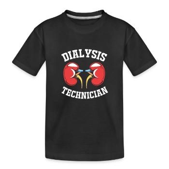 Dialyse-Techniker - Kinder Premium Bio T-Shirt - Schwarz - Vorne