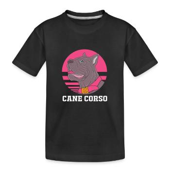 Cane corso - T-shirt bio Premium Enfant - noir - Devant