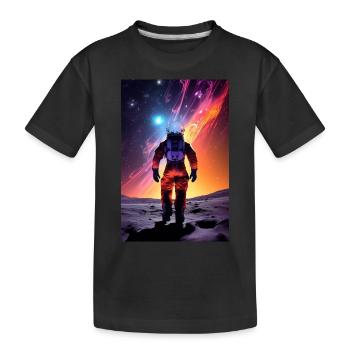 Rêve d’astronaute - T-shirt bio Premium Enfant - noir - Devant