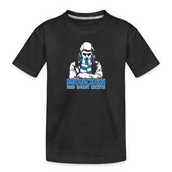 München I und sonst nichts - Kinder Premium Bio T-Shirt - Schwarz - Vorne