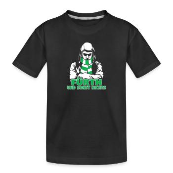 Fürth und sonst nichts - Kinder Premium Bio T-Shirt - Schwarz - Vorne