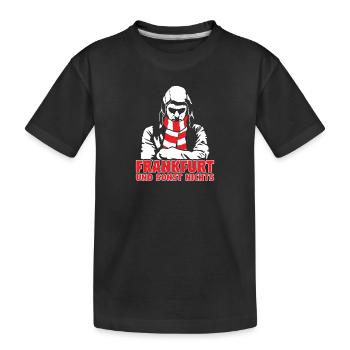 Frankfurt und sonst nichts - Kinder Premium Bio T-Shirt - Schwarz - Vorne