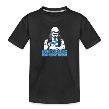 Duisburg und sonst nichts - Kinder Premium Bio T-Shirt - Schwarz - Vorne