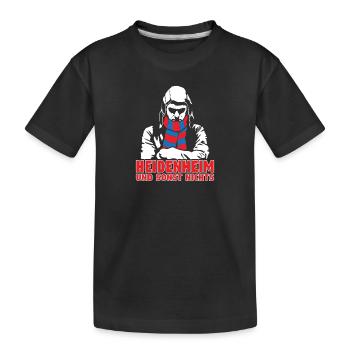 Heidenheim und sonst nichts - Kinder Premium Bio T-Shirt - Schwarz - Vorne