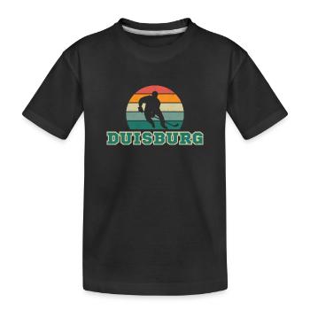 Duisbourg, ma ville ! - T-shirt bio Premium Enfant - noir - Devant