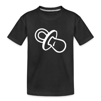 Sucette - T-shirt bio Premium Enfant - noir - Devant