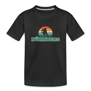 Nuremberg, ma ville ! - T-shirt bio Premium Enfant - noir - Devant