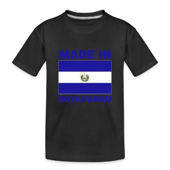 Soyapango El Salvador - Kids' Premium Organic T-Shirt - black - Front