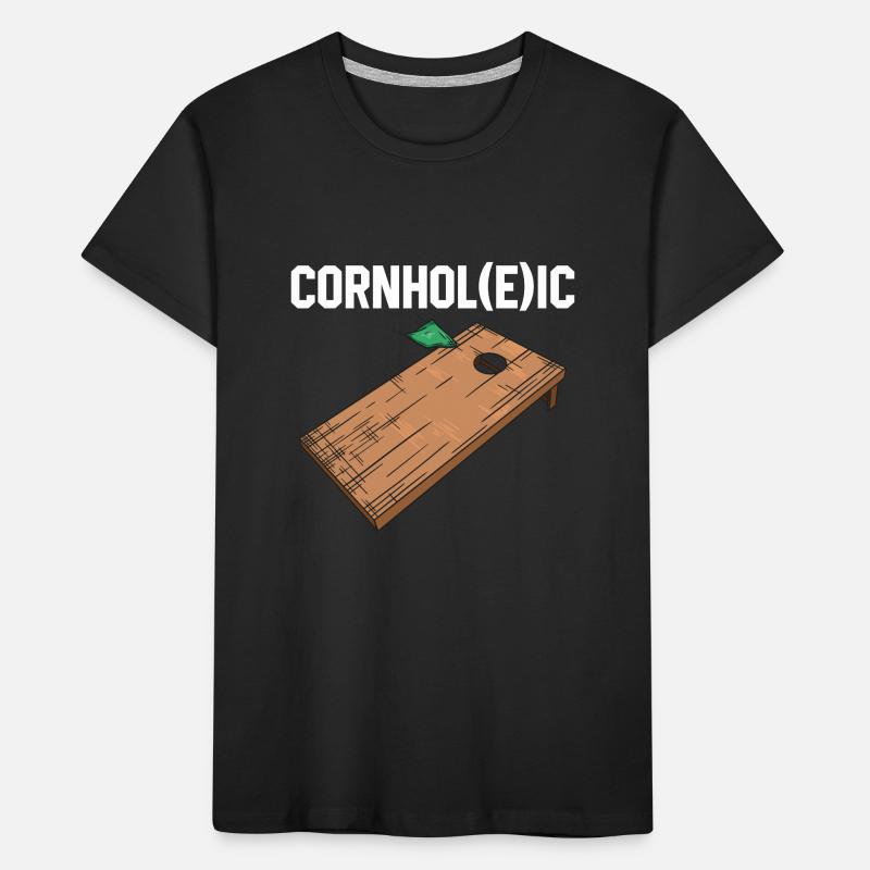 Cornhole Player Kids' Premium Organic T-Shirt