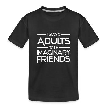 Athées Science | Athéisme Foi Don - T-shirt bio Premium Enfant - noir - Devant