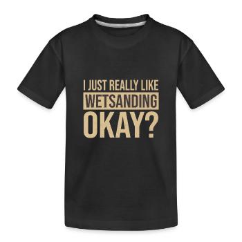 Peintre automobile - T-shirt bio Premium Enfant - noir - Devant