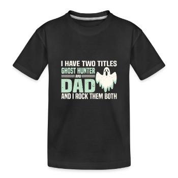 Dictons de SOS Fantômes | Cadeaux Ghost Hunter - T-shirt bio Premium Enfant - noir - Devant