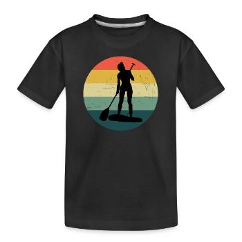 Stand up Paddleboard Femme Standup Paddle Stand up - T-shirt bio Premium Enfant - noir - Devant