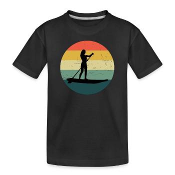 Stand up Paddleboard Hommes Stand up Paddle Board - T-shirt bio Premium Enfant - noir - Devant