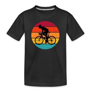 Road Bike Road Bike Road Cycling Men's Road Bike - Kids' Premium Organic T-Shirt - black - Front