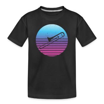 Brass Band Ladies Gentlemen Tromboniste Trombone - T-shirt bio Premium Enfant - noir - Devant
