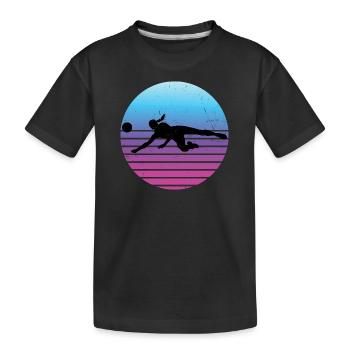 Volleyball Volleyball Volleyball Men's Volleyball Player - Kids' Premium Organic T-Shirt - black - Front