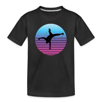 Hiphop Break Dance Hip Hop Bboy Men Women - Kids' Premium Organic T-Shirt - black - Front