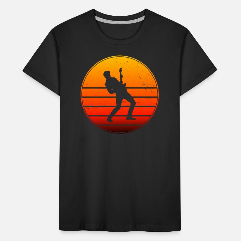 classical guitar electric guitar guitar player Kids' Premium Organic T-Shirt