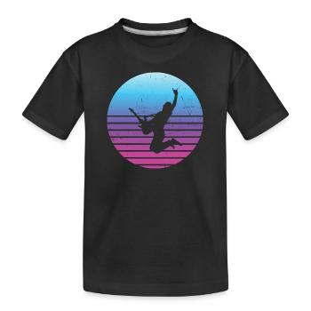 E-gitarre guitare électronique Egitarre classique gui - T-shirt bio Premium Enfant - noir - Devant