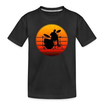 Batteur Batteur Batteur - T-shirt bio Premium Enfant - noir - Devant