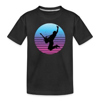 guitare classique Guitare Guitare Homme - T-shirt bio Premium Enfant - noir - Devant