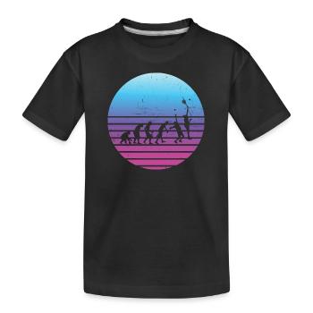 Paddle Racket Paddle Women Paddle Tennis Men - Kids' Premium Organic T-Shirt - black - Front
