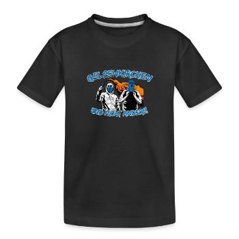 Gelsenkirchen und nicht anders UPDATE - Kinder Premium Bio T-Shirt - Schwarz - Vorne