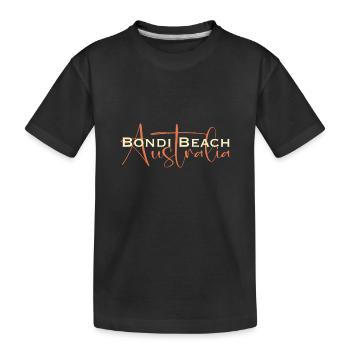 Bondi Beach, Australie - T-shirt bio Premium Enfant - noir - Devant