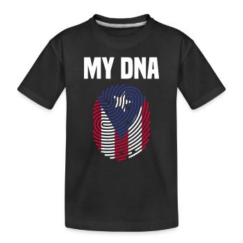 | porto rico Idées cadeaux pour le drapeau portoricain - T-shirt bio Premium Enfant - noir - Devant