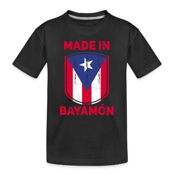 Bayamon Puerto Rico - Kinder Premium Bio T-Shirt - Schwarz - Vorne