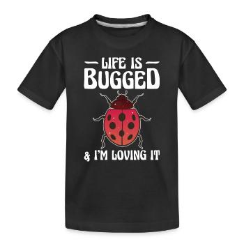 Insekten - Kinder Premium Bio T-Shirt - Schwarz - Vorne