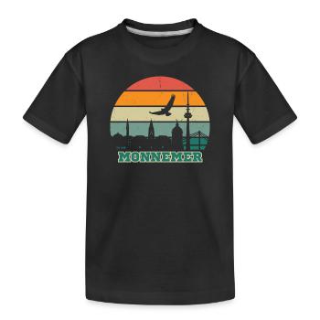 Monnemer - Mannheim, ma ville ! - T-shirt bio Premium Enfant - noir - Devant
