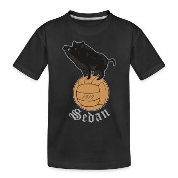 SEDAN BLASON COULEUR - T-shirt bio Premium Enfant - noir - Devant