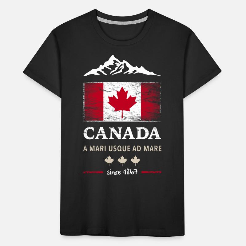 Canada Maple Vancouver Montreal Toronto Maple Leaf Kids' Premium Organic T-Shirt